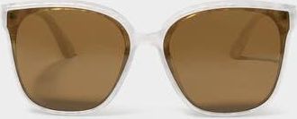 Katie Loxton Savannah Sunglasses in White Marble at Nordstrom