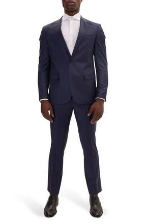 Ron Tomson Super 120S Merino Wool Tuxedo in Parliament at Nordstrom Rack, Size 40