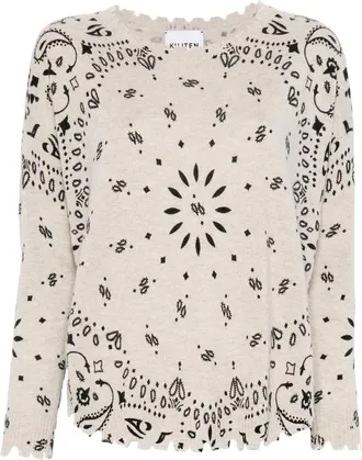 Kujten Bandana-print Sweater