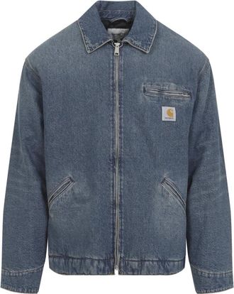 Carhartt Work in Progress OG Detroit Jacket - Heren - Spijkerjassen - Blauw - S - Katoen - Jassen