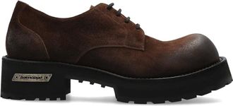 Balenciaga Venom Derby - Heren - Schoenen - Bruin - Maat: 42 EU Zijde