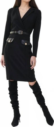 Joseph Ribkoff Shirt Dress In Black