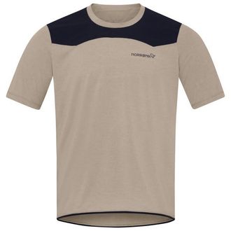 Norr&oslash;na Skibotn Equaliser Tech T-Shirt Velotrikot f&uuml;r Herren | beige