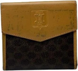 Celine Pre-owned Vintage Portemonnee - Dames - Vintage Accessoires - Geel - ONE Size - Leer - Vintage