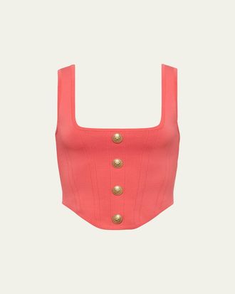 L'agence Saga Knit Corset Top