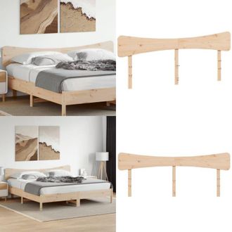 vidaXL Testiera 200 cm in Legno Massello di Pino - Testiera in pino - Testiera per letto