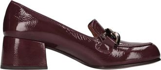 Chie Mihara Bilu Salou Loafer - Dames - Loafers - Rood - 40 EU - Leer - Schoenen