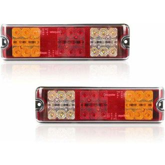 OEM Adecuado Para Dos Luces Traseras Led De 12 V Para Remolque, Con Certificaci&oacute;n E-mark, 5 Funciones: Luz De Freno, Intermitente, Luz De Marcha Atr&aacute;s, Lu