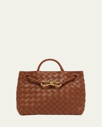 Bottega Veneta Andiamo Small Leather Top-Handle Bag