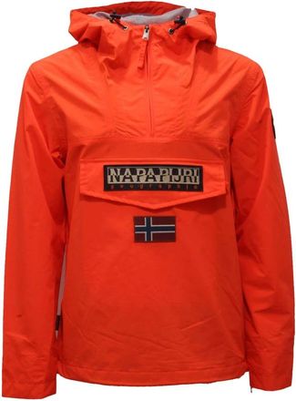 Napapijri Rode Tomaat Zomerjas Regenwoudstijl - Heren - Winterjassen - Rood - S - Jassen