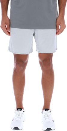 Reebok Trainingsshorts REEBOK ID TRAIN KNIT SHORT, Damen, Gr. XXL, N-Gr, grau 4 melan, Obermaterial: 100% Polyester, Hosen Trainingsshorts, sportlicher Stil,