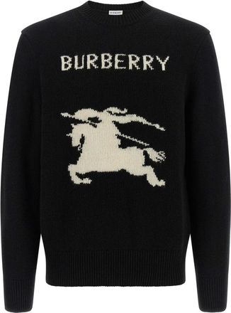 Burberry Truien & Vesten, Heren, Zwart, M, Wol, EKD Wolle Kaschmir Pullover