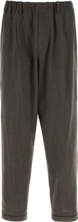 Magliano Peoples Pants - Heren - Straight fit broeken - Bruin - S - Wol - Broeken