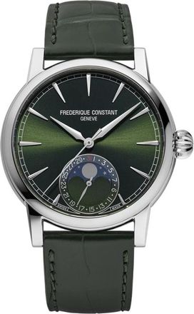 Frederique Constant Fc-716Gr 3H6 - Horloge Manufacture Fc-716Gr 3H6 - Dames - Horloges - Groen - ONE Size - Accessoires