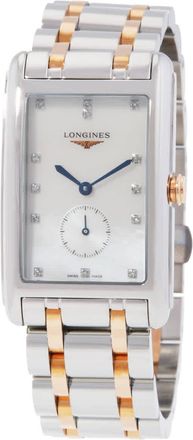 Longines DolceVita Quartz Diamond White Mother of Pearl Dial Unisex Watch L5.755.5.87.7