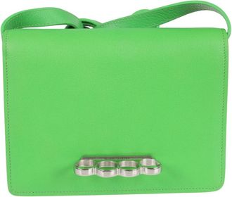 Alexander McQueen Dames, Tassen, Groen, Maat: ONE Size Leer