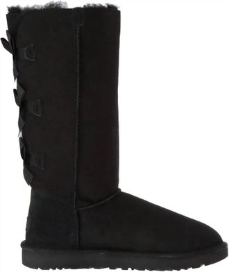 UGG Womens Bailey Bow Tall Boot In Black