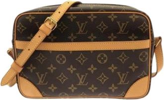 Louis Vuitton Pre-owned Cross Body Bags, female, Brown, Size: ONE SIZE Pre-owned Monogram Shoulder Bag