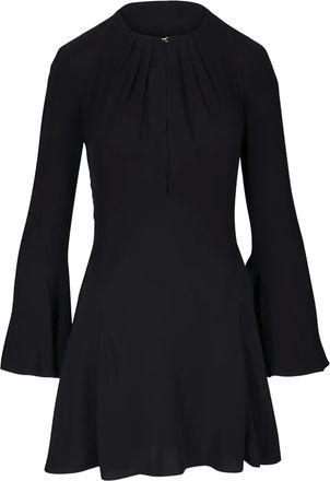 Veronica Beard Abito corto Ezri con maniche a campana - Nero