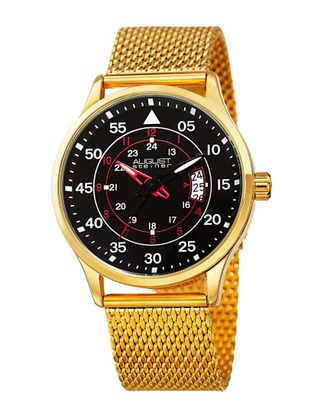 August Steiner Mens Stainless Steel Watch