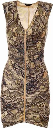 Just Cavalli Jurken - Dames - Korte kleedjes - Bruin - XS - Kleedjes