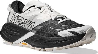 Hoka One One Speedgoat 7 Mens Shoes Black/White : 12.5 D - Medium, Synthetic
