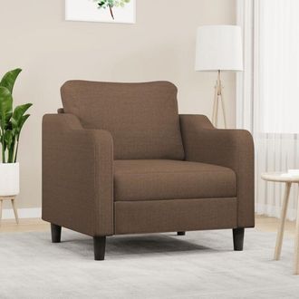 vidaXL Sill&oacute;n De Tela Marr&oacute;n 60 Cm Vidaxl