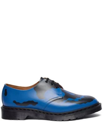 Dr. Martens 1461 skull-print dery shoes - men - Calf Leather/Calf Leather/Rubber - 11 - Blue