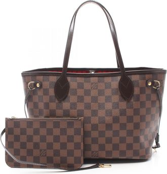 Louis Vuitton Brown Coated Canvas Pvc Leather Tote Bag (Pre-Owned)