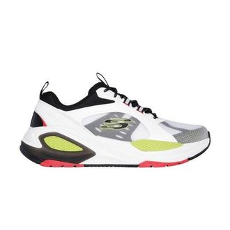 Skechers Heren-sportschoenen van monomesh (Wit, Groen, Zwart)