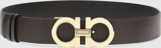 Ferragamo Cintura Gancini Ferragamo reversibile in pelle martellata