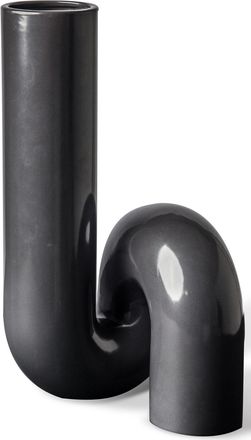 Pols Potten Design Vase Yourtube 37 cm - Schwarz