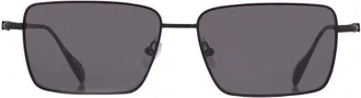 Ferragamo Dark Grey Rectangular Mens Sunglasses SF309S 002 57
