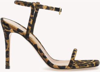 Gianvito Rossi Mayfair Sandals in Brown Faric at Nordstrom, Size 41.5