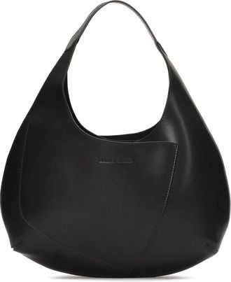Kazar Grote leren schoudertas - Dames - Handtassen - Zwart - ONE Size - Leer - Tassen