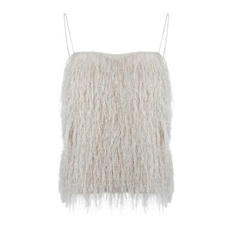 Souvenir Sleeveless Tops, female, Beige, Size: M Sleeveless Top