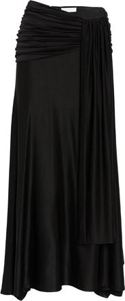 Paco Rabanne Rabanne Drape-Detail Maxi Skirt Size L