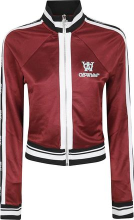 Off-white Hoodies & sweatvesten, Dames, Rood, M, Katoen, Track Top Serena