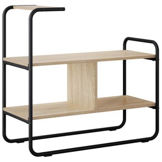 vidaXL Mesa Consola Roble Sonoma 80 X 35 X 75 Cm Madera De Ingenier&iacute;a Vidaxl