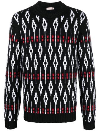 Valentino Garavani Maglione con bordo a coste - Nero