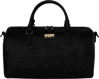 Sprayground Gold Brick Luxe Mini Duffle - Heren - Weekendtassen - Zwart - ONE Size - Leer - Tassen