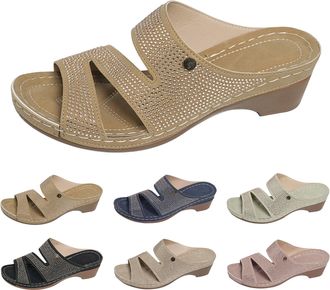 Generic Navy Flat Sandals Size 4 Blue Pumps for Women Ladies Flat Sandals Size 7 Silver High Heels for Women Summer 4 Wedding Shoes for Bride Low Heel Womens 