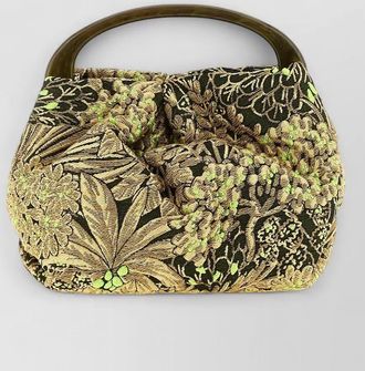 Dries Van Noten silk jacquard shoulder bag