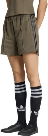 adidas Originals Pintuck Recycled Polyester Shorts in Branch/utility Black at Nordstrom, Size X-Small
