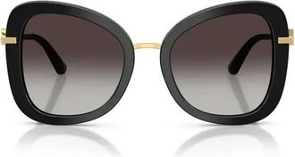 Dolce & Gabbana Dg 4535 Zonnebril - Dames - Zonnebrillen - Geel - 53 MM - Accessoires
