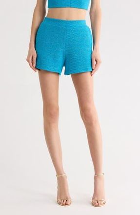 L'agence Radlee Knit Dolphin Hem Shorts in Blue Teal at Nordstrom Rack, Size Xx-Small