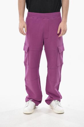 Givenchy Joggers Cargo Straight Leg in Cotone Garzato Givenchy