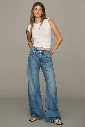 Hudson Rylee Low-Rise Loose Wide-Leg Jeans