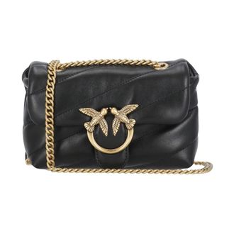 Pinko Shoulder Bags, female, Black, Size: ONE SIZE Love Baby Puff Shoulder Bag