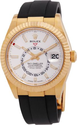 Rolex Sky-Dweller GMT Automatic Chronometer White Dial Mens Watch 336238-0003